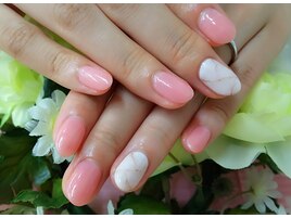 大理石風アートネイル☆