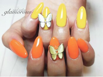 ネイルグラマラス 西新井店/《パラジェル》ビタミンカラー