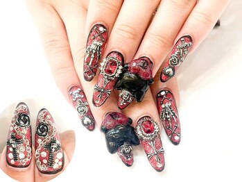 ネイルコレクション ピンク(Nail Collection Pink)/スカルプ放題★地雷：ゴス：猫