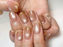 キラネイル アンド アイラッシュ by World Beauty(KIRA)/ブラウンネイル　マグネット