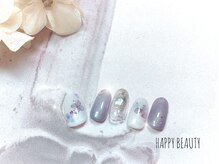 ハッピービューティー(Happy Beauty)/紫陽花ネイル