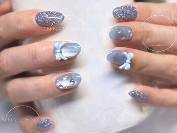 初回オフ無料流行り夏ネイル