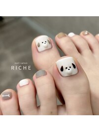 ぷっくりワンちゃんネイル！