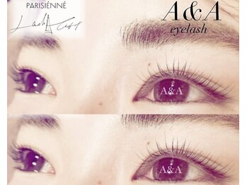 アイラッシュサロン エーアンドエー(eyelash salon A&A)/パリジェンヌラッシュリフト