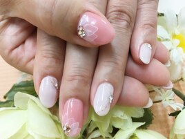 水彩画ネイル
