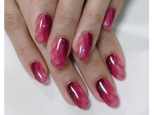 ネイルサロン ビューティーマジック 川口店/柄グラデーションネイル