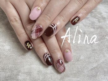 エリナネイルサロン池袋(Alina Nail Salon)/バレンタインネイル