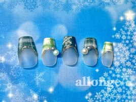 チェック柄ネイル☆