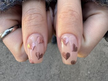 エムエイチネイル(MH_Nail)/ミラー/ハート/バレンタイン