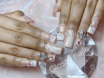 グロッシー ネイル(glossy nails)の写真