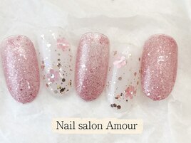 キラキラ春夏のネイル¥7980