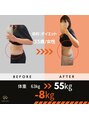 トキエル 金山 東別院店(TOKIEL)&nbsp;ダイエットで通ってくださった方のbefore &after
