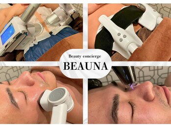 ビュウナ 銀座(BEAUNA)の写真/寝たまま受けられる◎脂肪冷却と高出力マシンでぽっこりお腹を徹底ケア！フェイシャル機器も多数ご用意♪