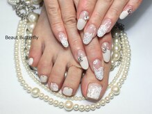 ネイルサロンスクール ビュートバタフライ 町田店(BEAUT BUTTERFLY)/ペイントレースネイル