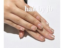 ハク ネイル バイジェービー 稲毛(hak nail byjb)/ラメグラ 1本アート¥6,980