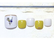 アルセア 上野御徒町店(Alcea)/フット　フラワー　シンプル