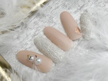 コルザ(colza)/雪だるまネイル