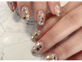 キラキラホロネイル/クリア