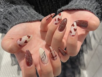 シェルネイル(SHELL NAIL)/冬ネイル/staff:Yuzuha