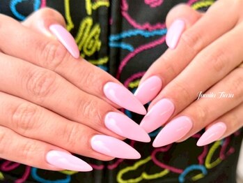 ふわ甘ピンクネイル