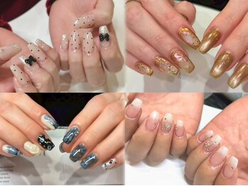 アリュール アンド エテルノ 戸祭店(Allure & ETERNO)の写真/【旬のデザインを定額で♪】ネイル初心者さんも◎うるちゅるマグネットやトレンド×季節の定額MENU★