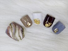 アンジェヴォーグ 名古屋本店(Angevogue)/ナチュラル　レイヤーマーブル