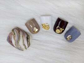 ナチュラル　レイヤーマーブル