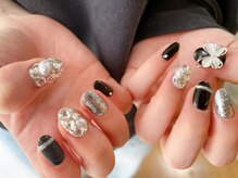 キキネイル 二子玉川(kikinail)/バタフライ埋め尽くしネイル