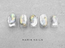 マリーネイルズ 表参道店(MARIE NAILS)/定額¥7000　スモーキー　0309d