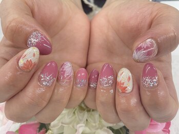 ディーネイル 四条烏丸(D-nail)/坂口/紅葉ネイル