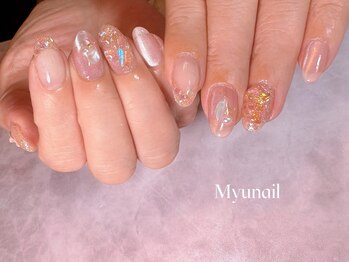 ミュウ ネイル(Myu nail)/マグネットネイル/上品ネイル