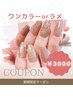 【土日限定】ハンド★ワンカラーorラメネイル￥4,000→￥3,000