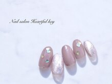 ネイルサロン ハートフルキー(Heartful key)/ハートネイル¥8000