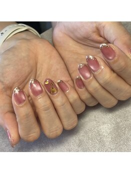 アイリッシュネイル 久屋大通店(Irish Nail)/マオ誕生石7月 ハートホロネイル