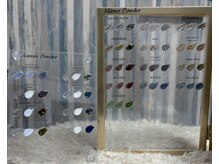 ミラーパウダーのカラーサンプルです◎