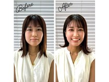 アイムミー 大阪(I'm me)の雰囲気（Before & After!簡単なメイクテクニックでこんなに変わる！）