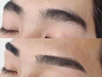 イェッカ(YECCA)の写真/メンズの身だしなみは眉毛から！さらにパーツWAX脱毛やまつ毛メニューで自信あふれる毎日を♪