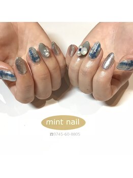 ネイルアンドアイ ミント(nail&eye mint)/チェックネイル