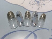 ネイルサロン リリオ(Nail Salon Ririo)/雪の結晶チークネイル