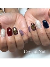クリスタルネイル ボンベルタ橘店(CRYSTAL NAIL)/ヒョウ柄ネイル