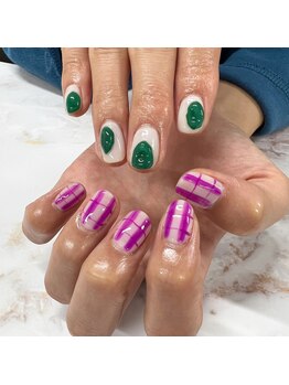 ガレ(Galet)/ちぐはぐネイル!