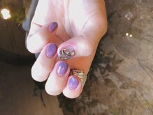 ターンネイルスタジオ 中央林間(TURN nail studio)/ワンカラー×1本アート♪