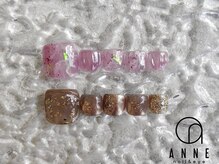 アンネ 梅田 ALLYS店(ANNE)/foot art design8月☆パラジェル