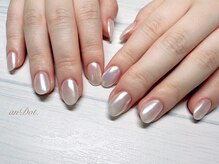 アンドット(anDot.)/ホワイトミラーネイル