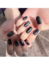 アース 豊橋店(HAIR & MAKE EARTH)/クール スタッズ ネイル