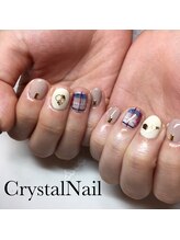 クリスタルネイル ボンベルタ橘店(CRYSTAL NAIL)/クリスマスネイル