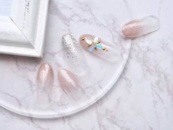 ネイル スパ ココプラス(Nail spa Cocoplus)/シンプルカラーグラデーション