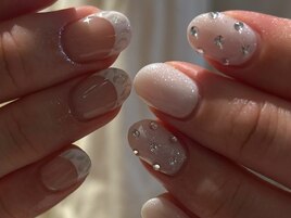冬のヒョウ柄ネイル　担当:野呂