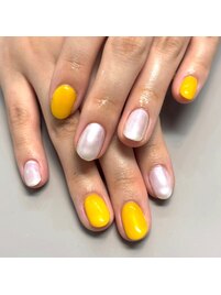 ワンカラー/イエローネイル