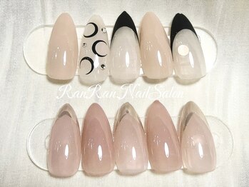 ランラン 池袋(RanRan)の写真/定額デザイン￥6280《カラー変更OK/こだわり美爪フォルム♪》30種類以上の定額デザインご用意◎